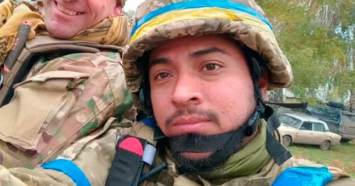 El soldado argentino Emanuel Vilte