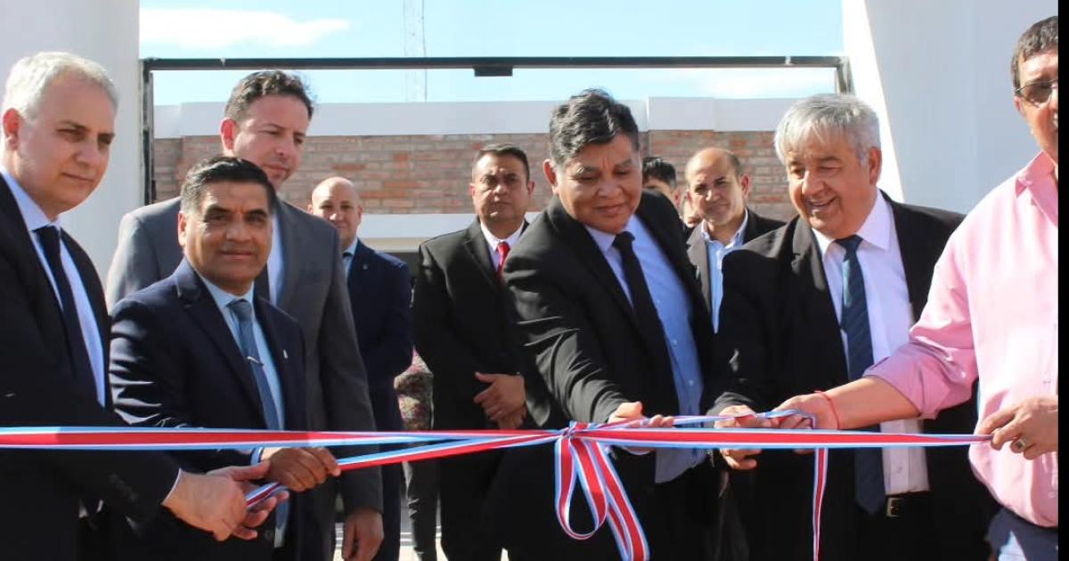 El Gobierno Provincial inauguroacute el Destacamento Policial Nordm 4 en Campo Grande