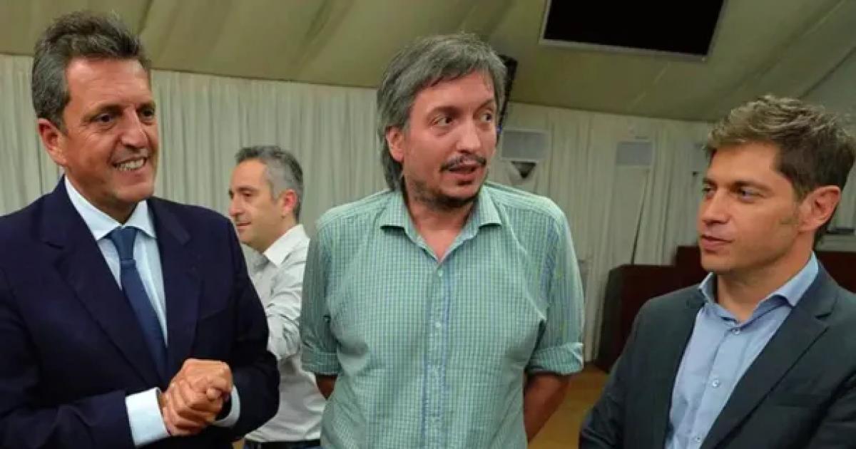 Fuerza Patria el nombre de la alianza electoral que acordaron Kicillof Massa y Maacuteximo Kirchner