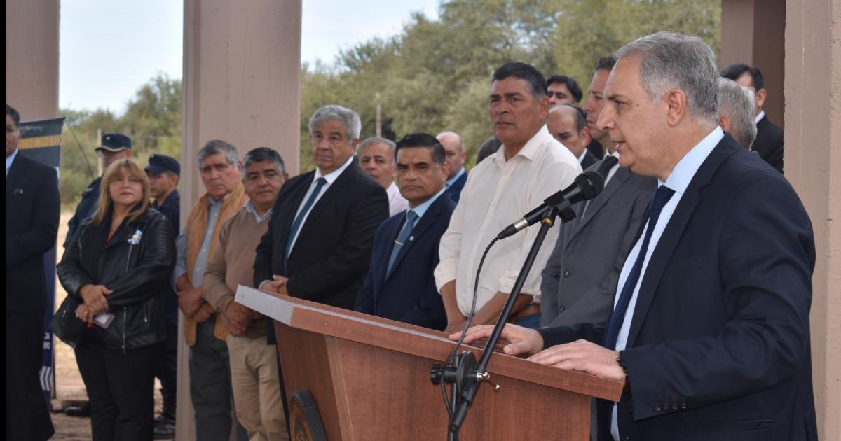 El Gobierno Provincial inauguroacute el Destacamento Policial Nordm 4 en Campo Grande