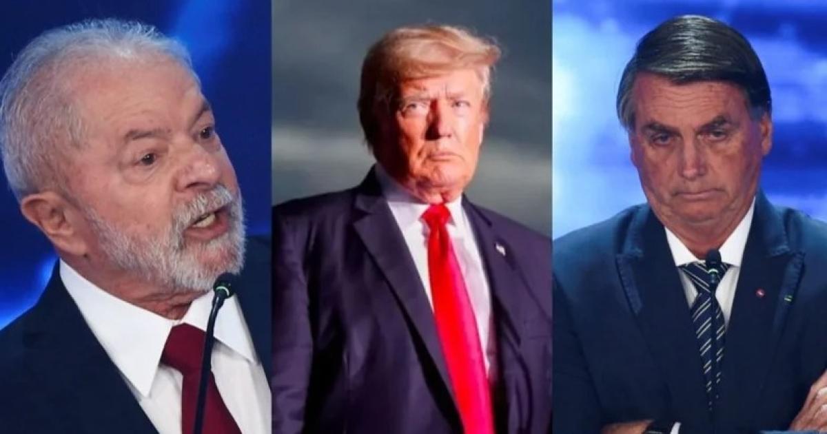 Lula da Silva enfrentado a Donald Trump por Jair Bolsonaro
