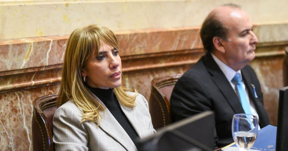 Claudia Zamora participó de la sesión en la que el Senado convirtió en ley un incremento de las jubilaciones 