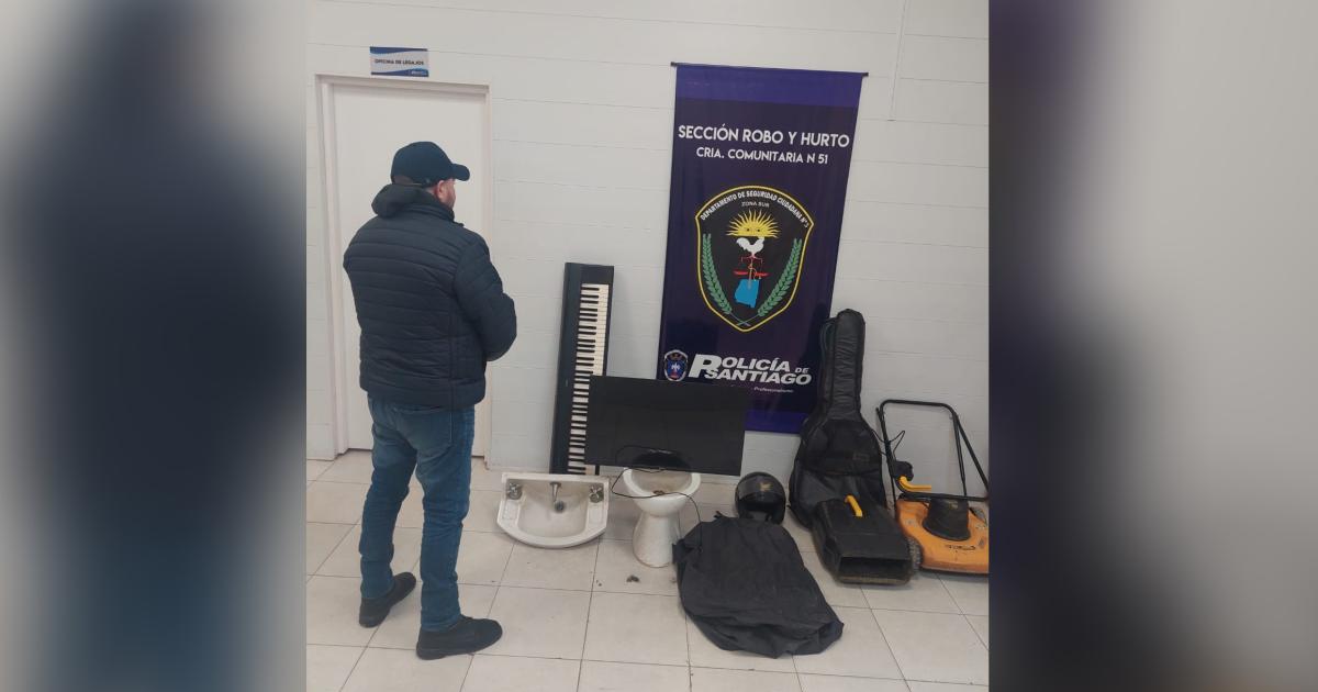 Detenido y elementos secuestrados