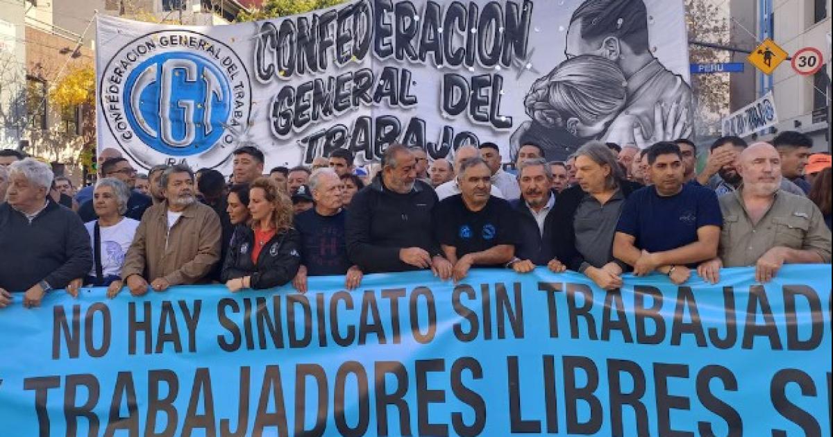 Nueva marcha de la CGT