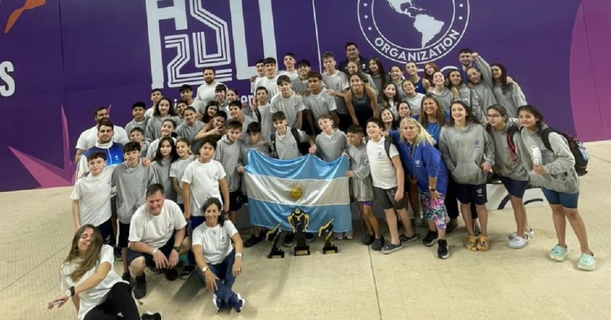 Argentina se consagroacute campeona en el Torneo Promesas Oliacutempicas de Natacioacuten
