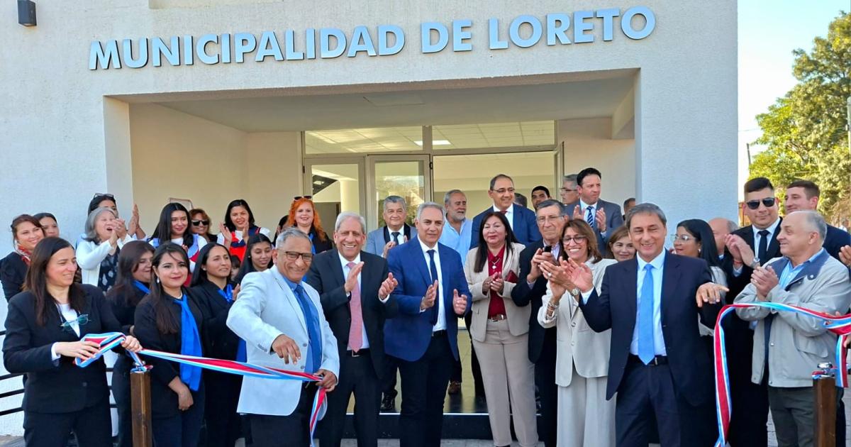Loreto festejoacute sus 141 antildeos con nuevas obras y la entrega de viviendas