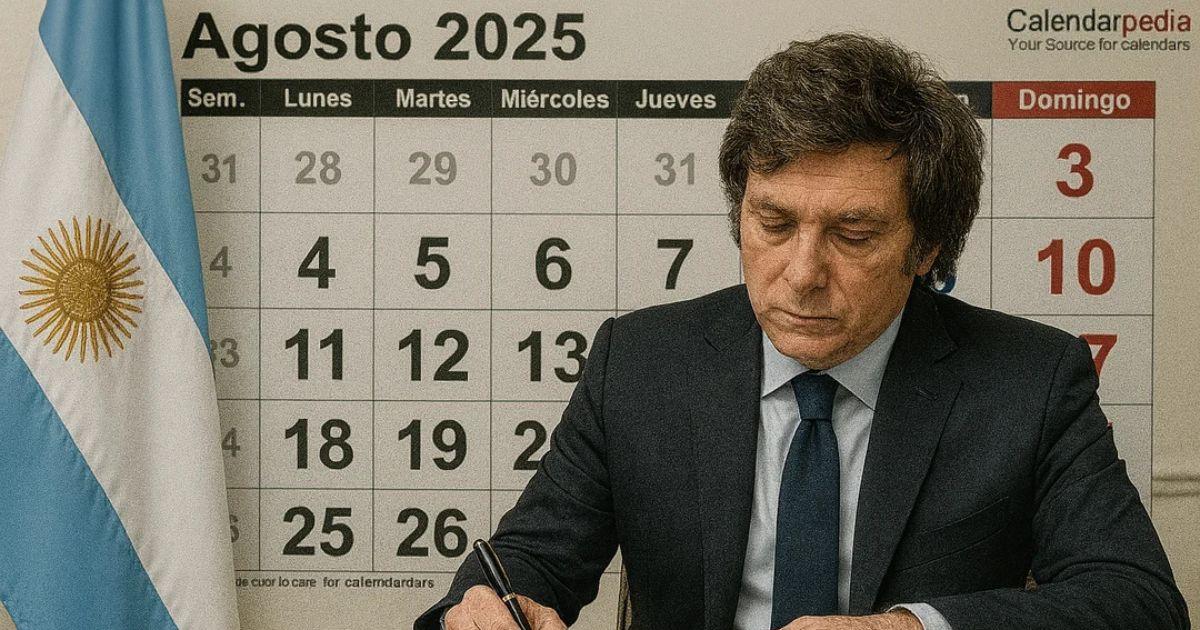 Por decreto agosto tendr un fin de semana largo (Foto- imagen diseñada por la IA)