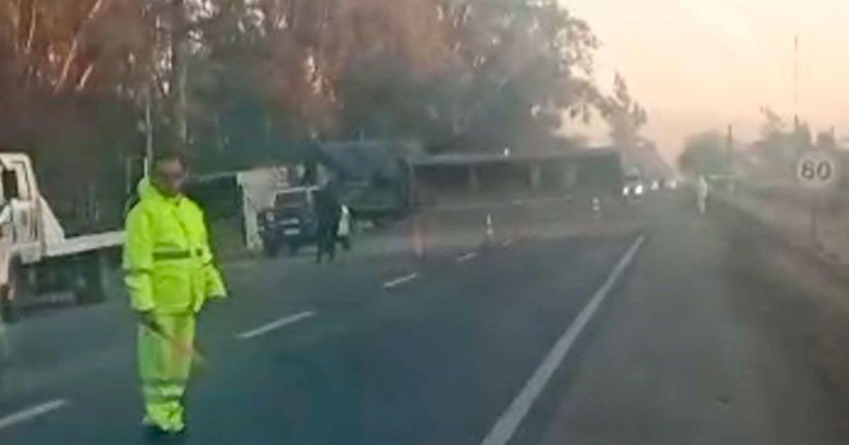 El fuerte accidente se cobró la vida de un hombre