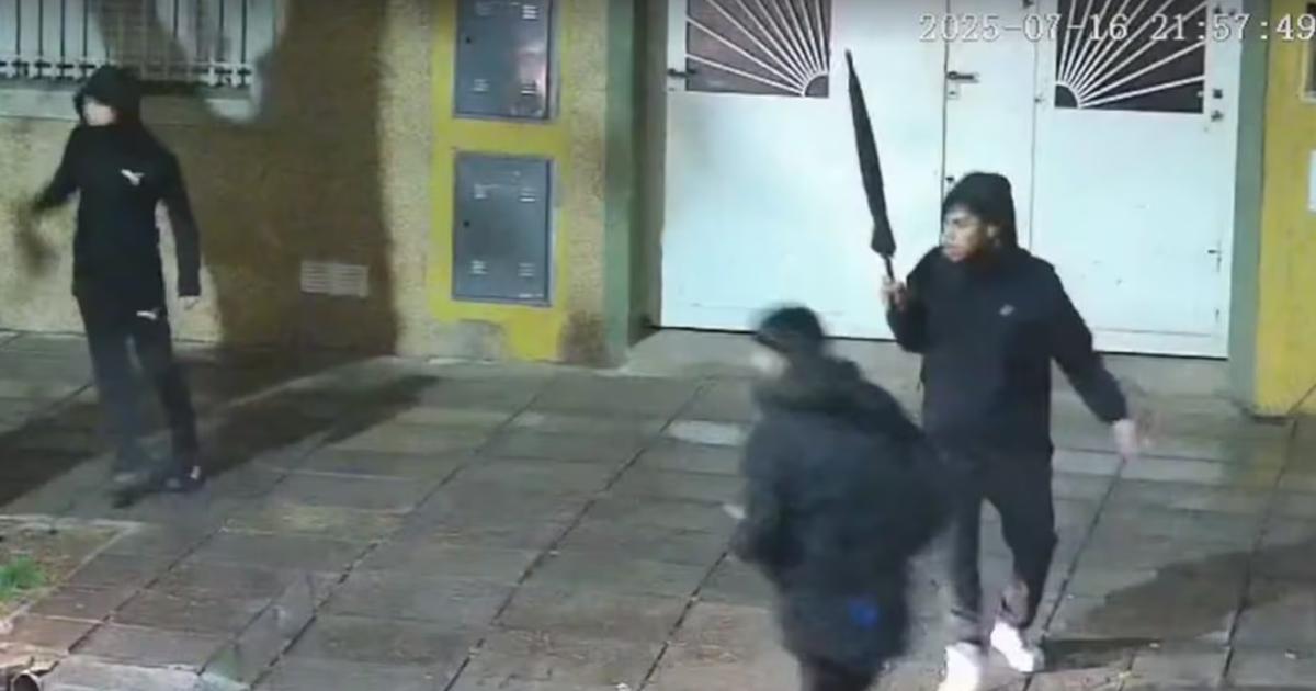 VIDEO  Brutal robo- cuatro delincuentes golpearon a un padre y su hija para robarles el auto