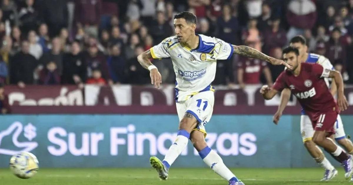 Con gol de Di Mariacutea Central le ganoacute a Lanuacutes en La Fortaleza