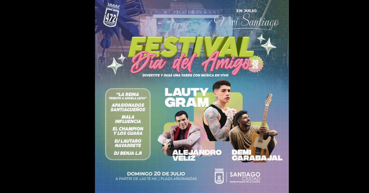 Festejos por el Día del Amigo en Plaza Añoranzas