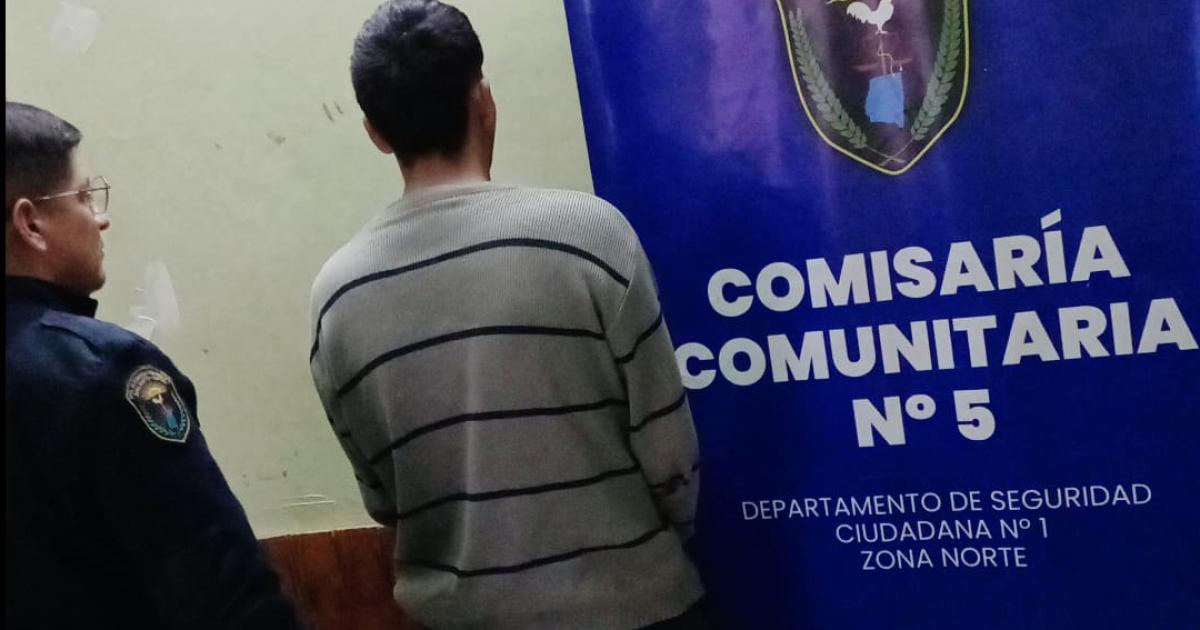 Detienen a El Gordo en el barrio Jorge Newbery por delitos contra la propiedad