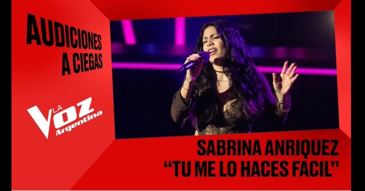 VIDEO  Quieacuten es Sabrina Anriacutequez la santiaguentildea que cantoacute en La Voz Argentina pero no fue elegida