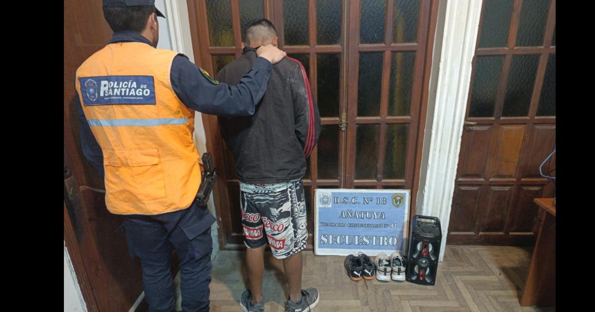 Detenido con frondoso prontuario