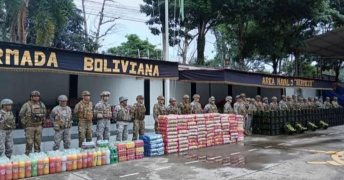 La policía se enfrentó con pasadores de mercadería en la frontera