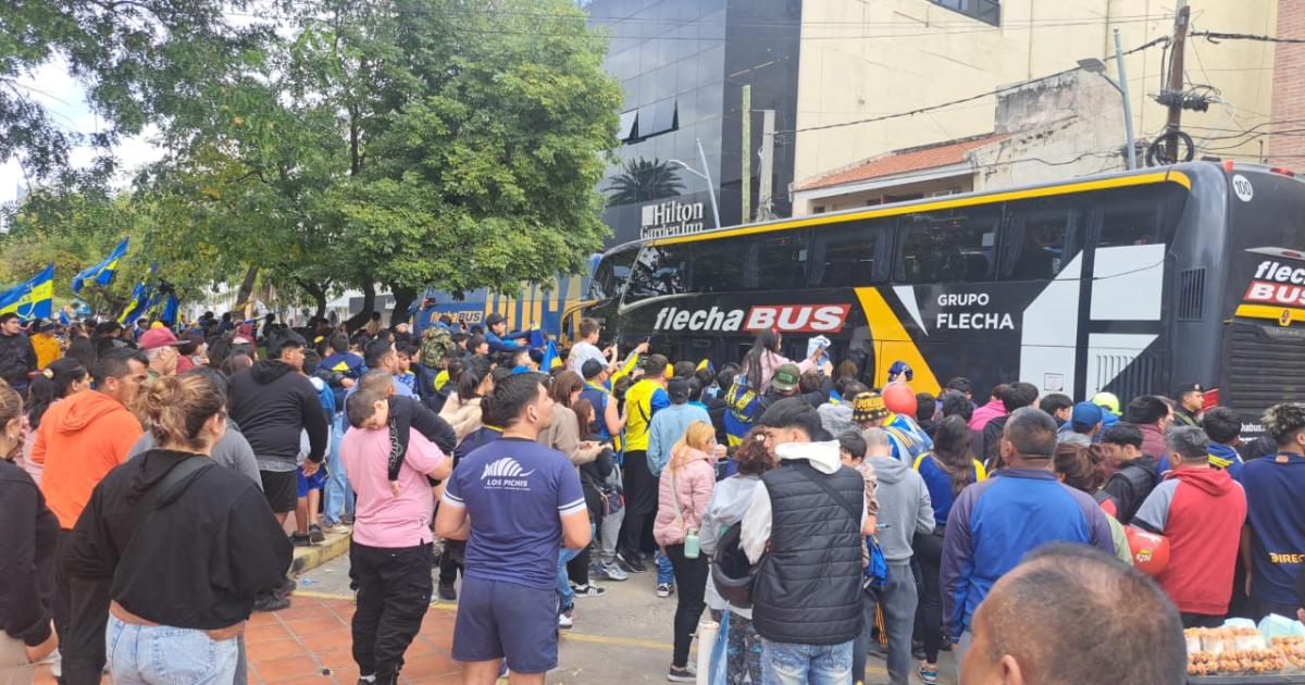 Fervor xeneize en Santiago del Estero- Boca ya estaacute en la provincia para el duelo por Copa Argentina