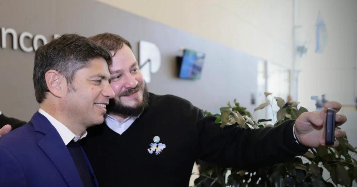 Kicillof encabezó su primer acto con Magario y Cascallares