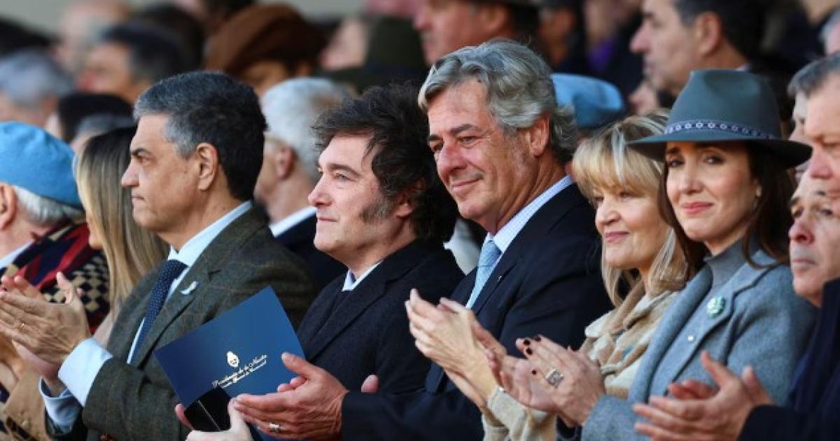 Milei Jorge Macri y Victoria Villarruel