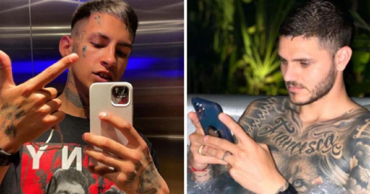 Escaacutendalo hot entre Icardi Natasha Rey y L-Gante no tardoacute en burlarse- Lo que maniacute feste 