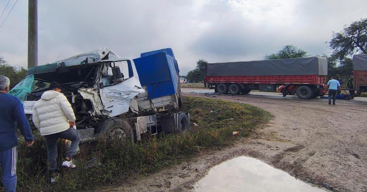 Duro choque de camiones sobre Ruta 34 deja como saldo dantildeos materiales