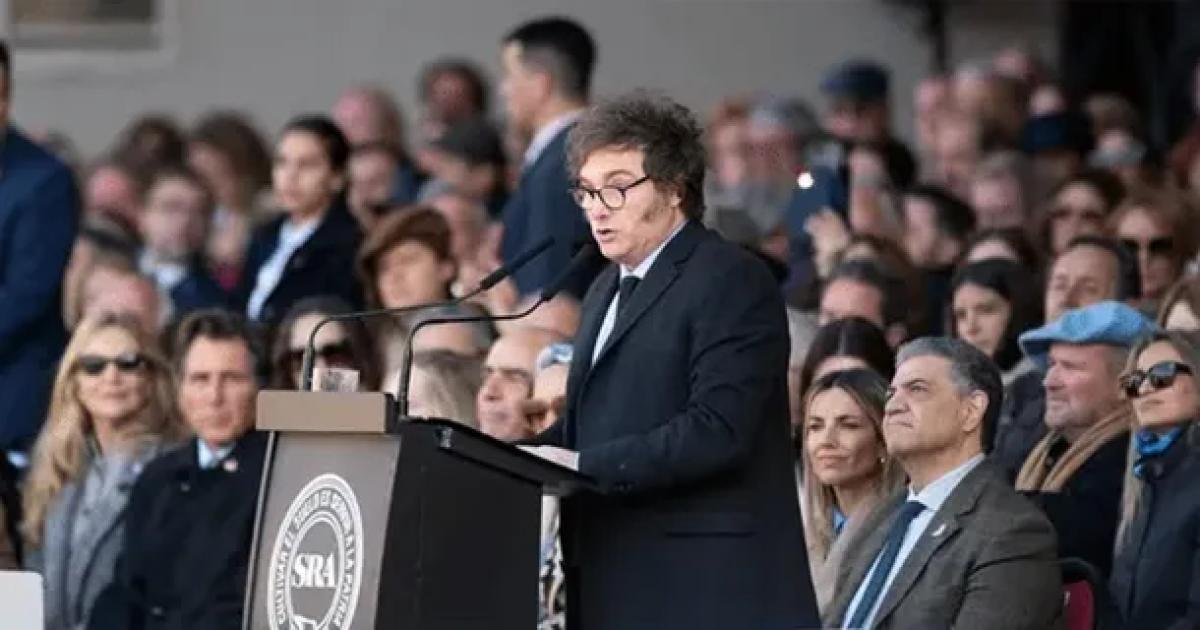 Milei invitado de honor en la Rural- el campo espera anuncios sobre retenciones