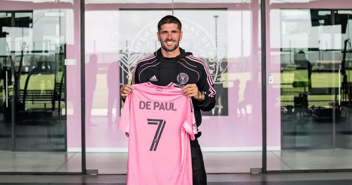 De Paul sheriff en Miami- presentación y fotos con Messi