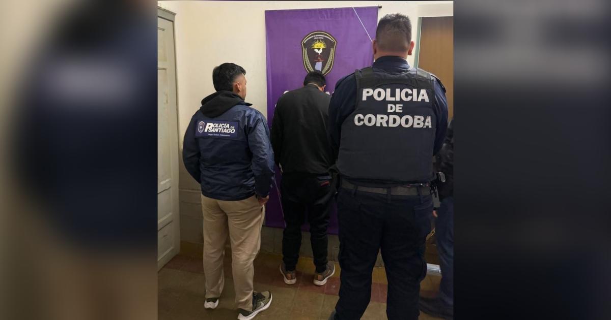 Capturan en Santiago del Estero a un proacutefugo buscado por tentativa de homicidio en Coacuterdoba