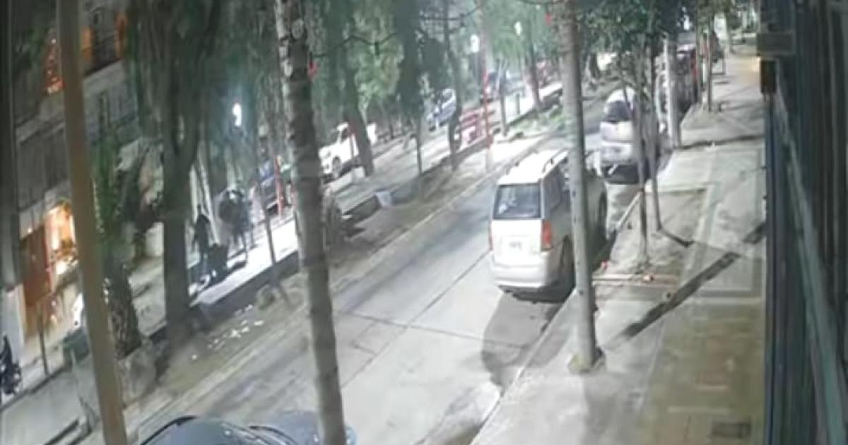 VIDEO- Meacutedica sufrioacute un violento robo por parte de dos motochorros