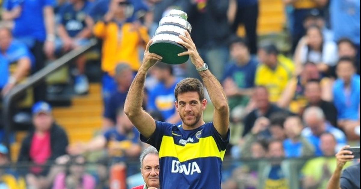 El enojo de Del Potro con el primer tiempo de Boca