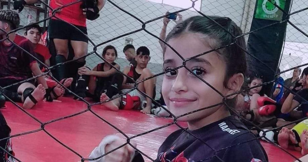 El kick boxing es su pasión es niña y se prepara con los grandes para alcanzar sus objetivos nacionales