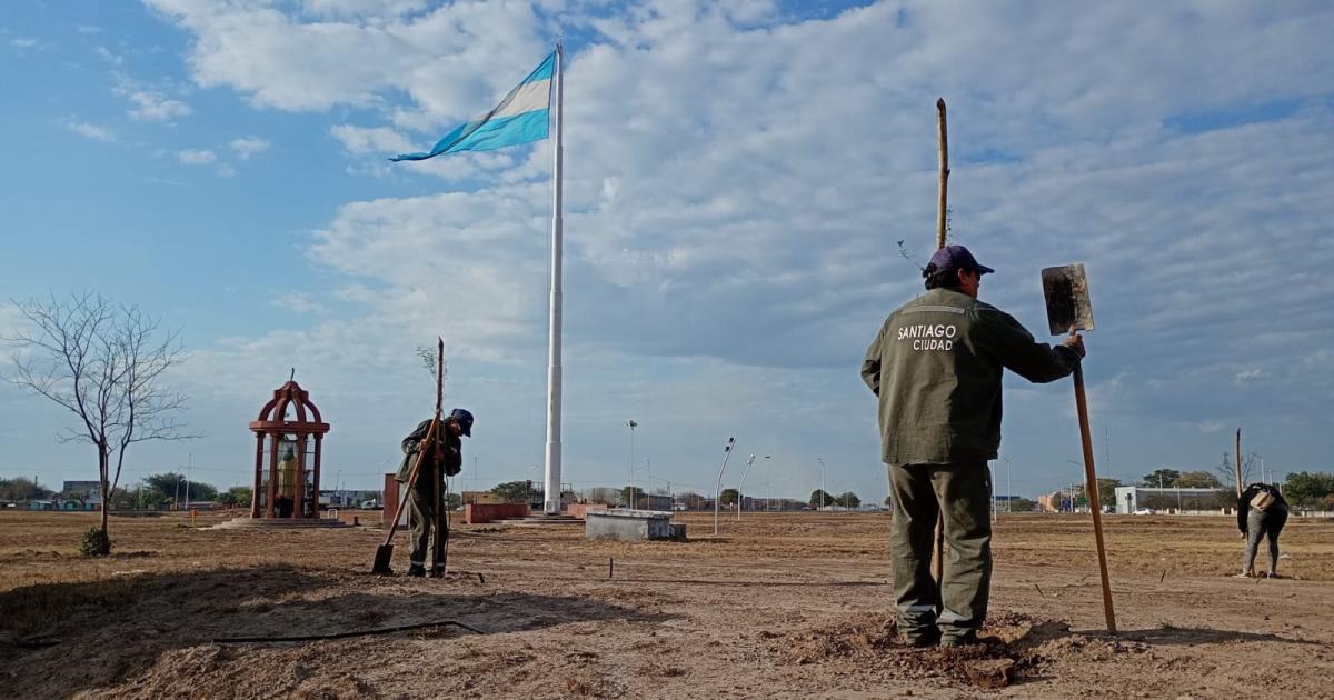 Operativo verde en barrio Autonomiacutea y la costanera