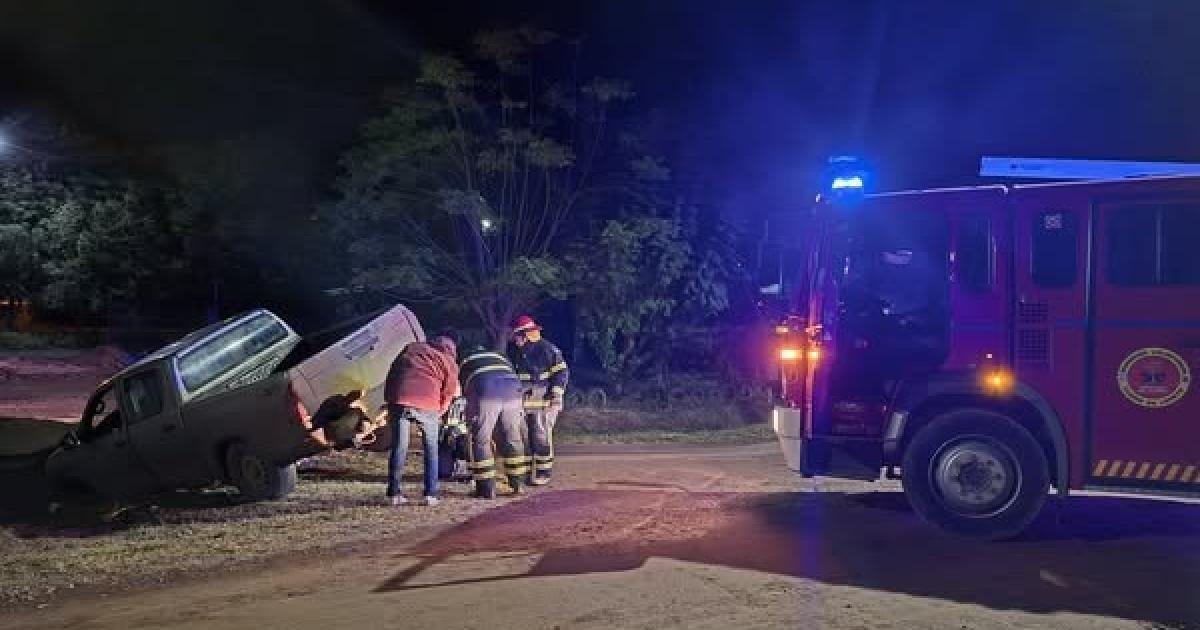 RUTA 9 Conductor protagonizó un espectacular despiste