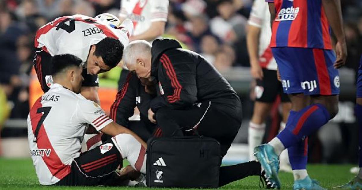 Maxi Salas sufrioacute un esguince de rodilla