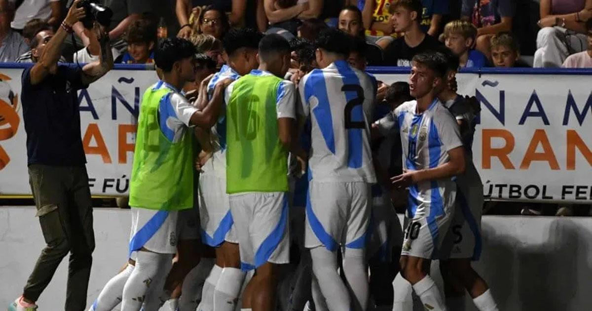 Argentina le ganoacute a Valencia y se consagroacute campeoacuten del Torneo LAlcuacutedia