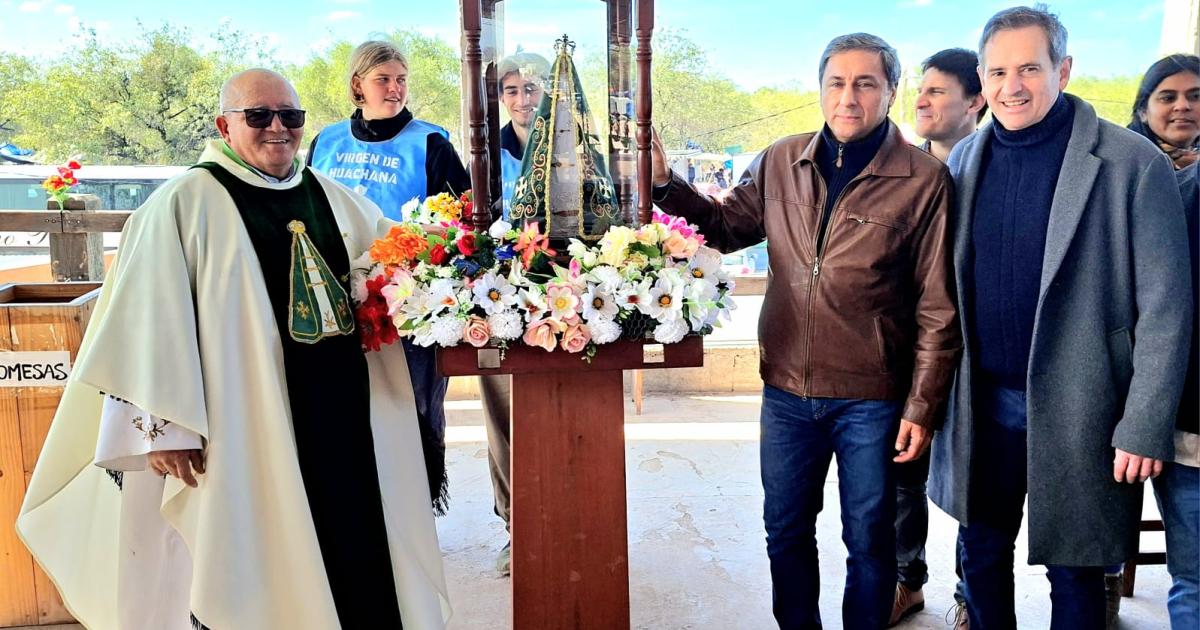 El vicegobernador Silva Neder participoacute de las celebraciones en honor a la Virgen de Huachana 