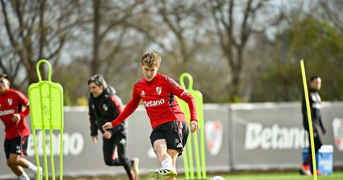 DE ARRANQUE Facundo Colidio ser uno de los delanteros titulares de River mañana El ex Boca es una fija ante las lesiones de Salas y Driussi