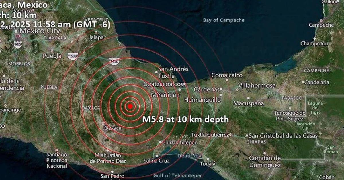 El movimiento telrico se sintió con fuerza en varias ciudades mexicanas