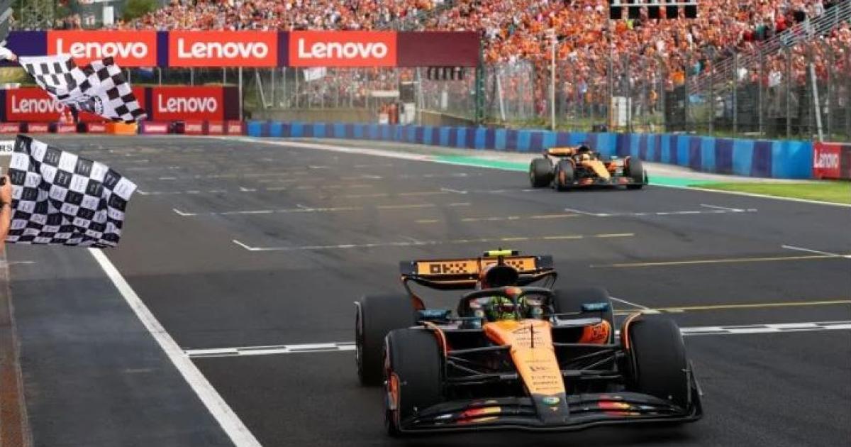 Norris aguantoacute con una sola parada y Colapinto finalizoacute decimoctavo