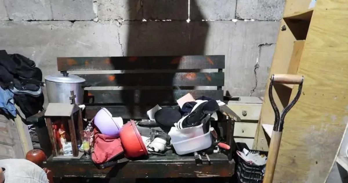 La vivienda del presunto asesino serial