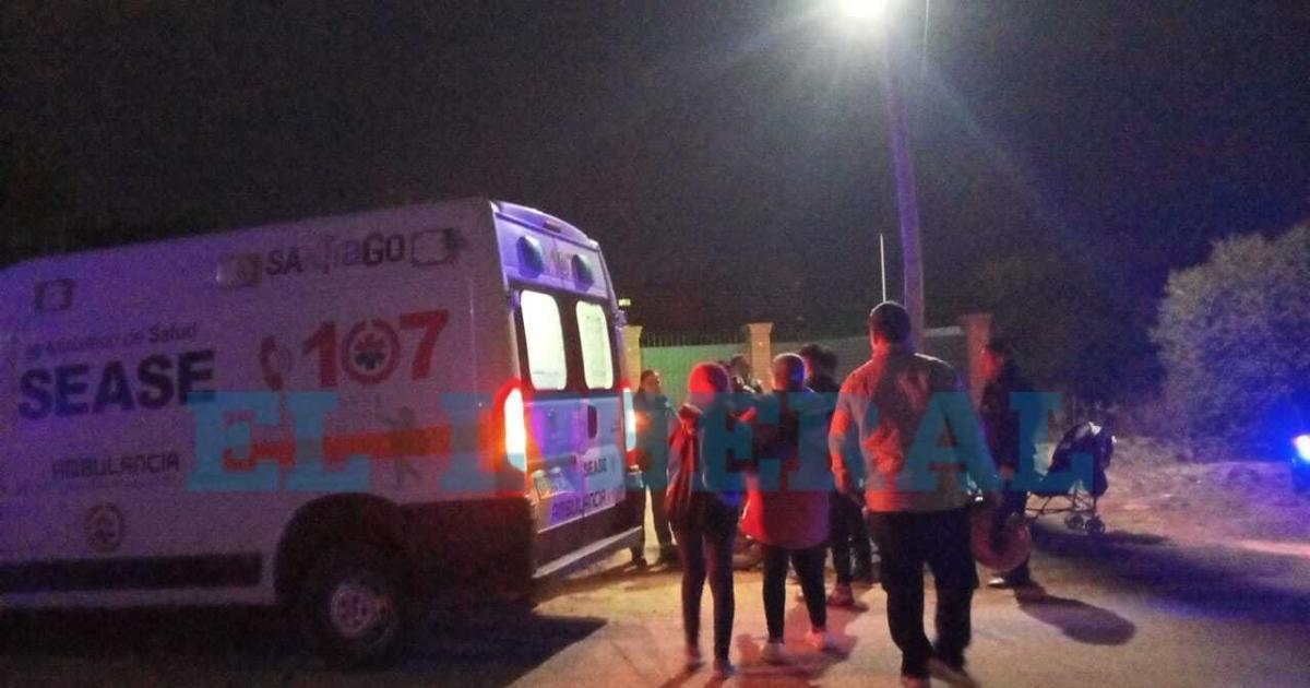 La ambulancia asistió a los heridos