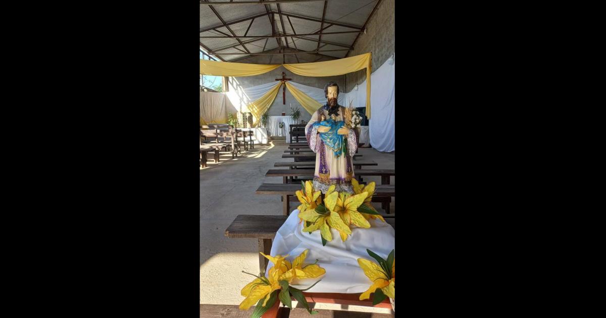 La comunidad de Villa Rojas honra hoy a San Cayetano en su capilla