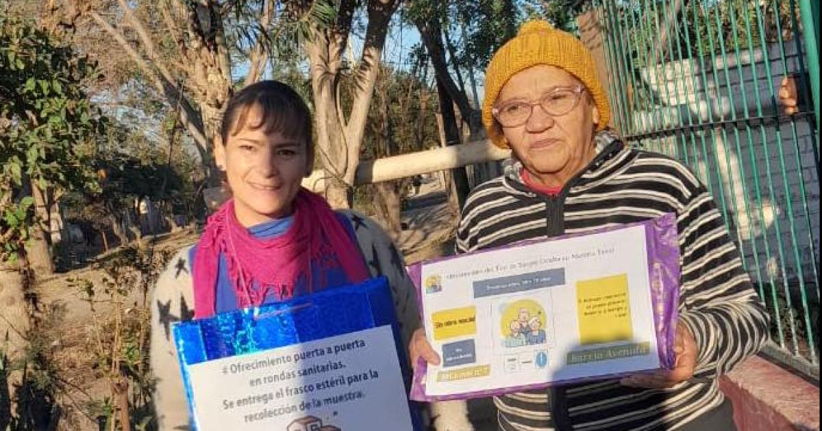 Equipo del CAMM N7 realiza rondas sanitarias visitando a los vecinos