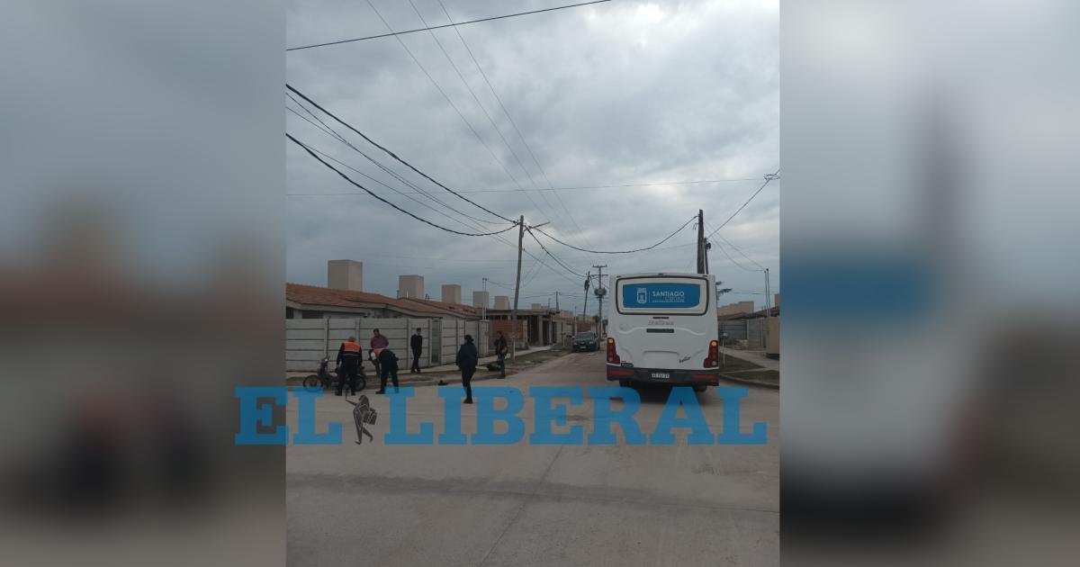 Barrio Los Flores- un motociclista resultoacute herido tras chocar con un colectivo