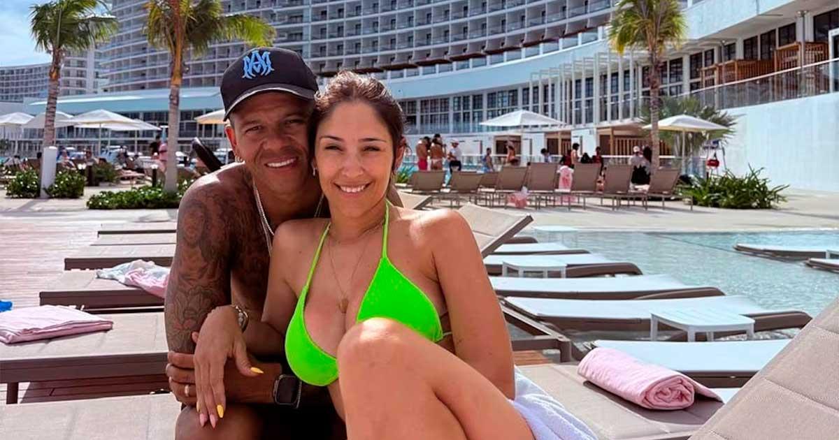 La esposa del jugador publicó un mensaje en sus redes sociales