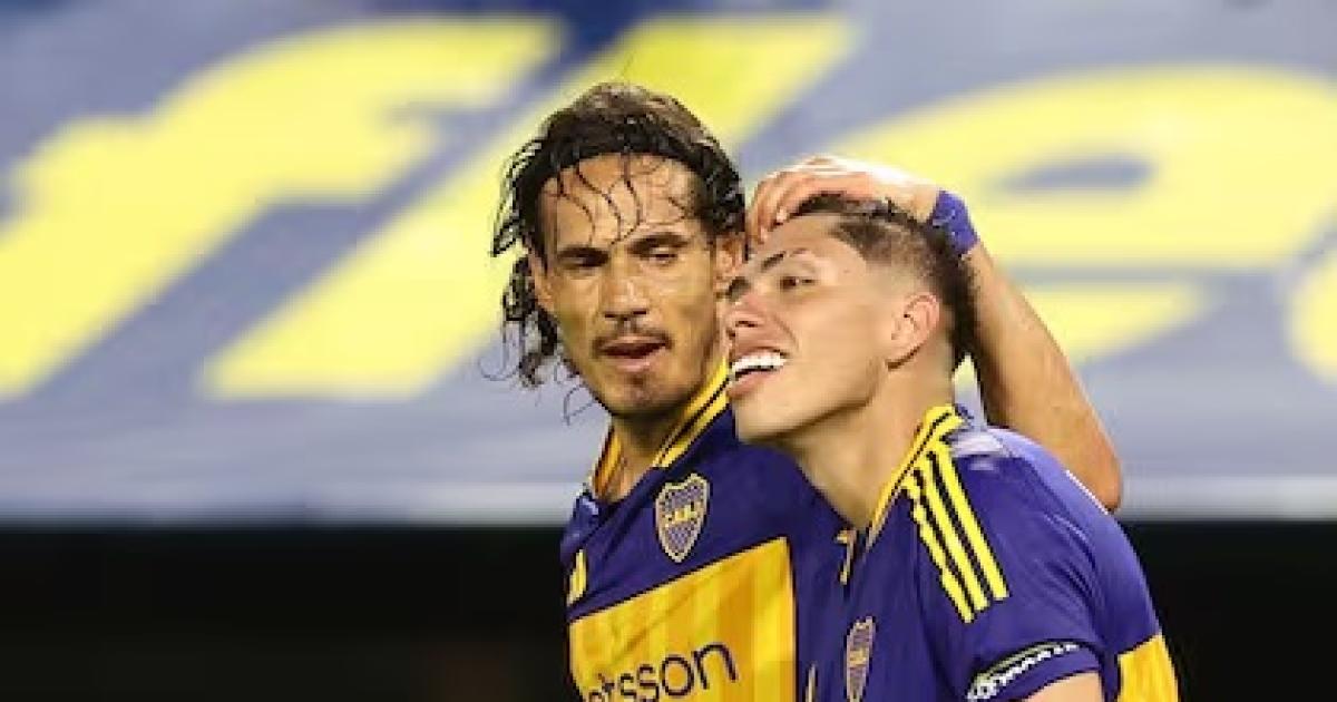 Palacios regresa pero ser suplente junto a Cavani- el once de Boca ante Racing 