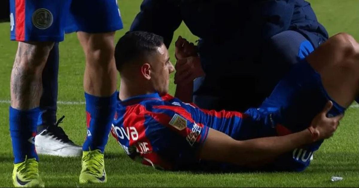 Manuel Insaurralde se fracturoacute el codo izquierdo