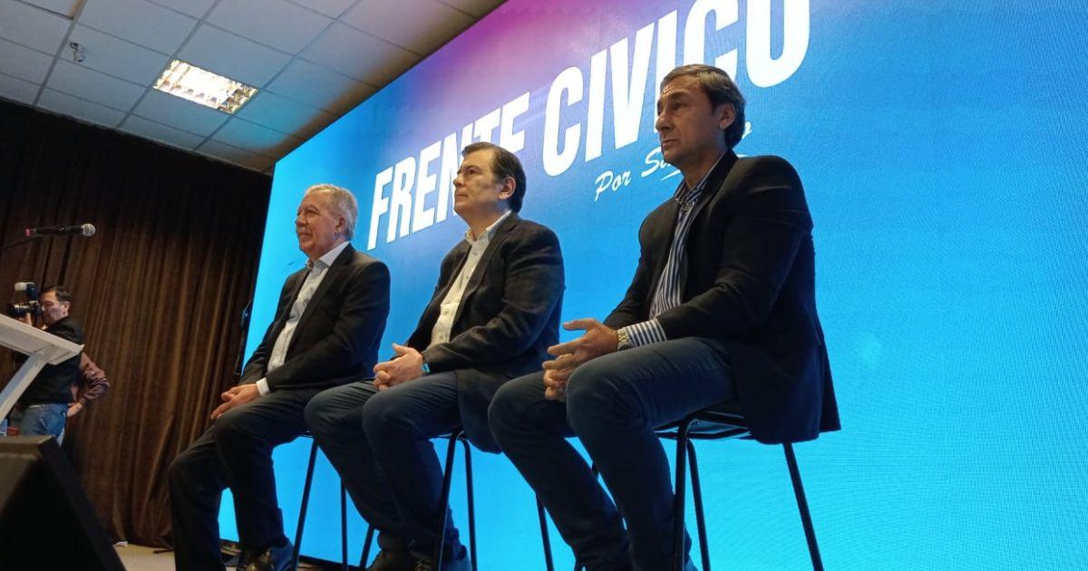 El Frente Ciacutevico proclamoacute a Eliacuteas Suaacuterez-Silva Neder como candidatos