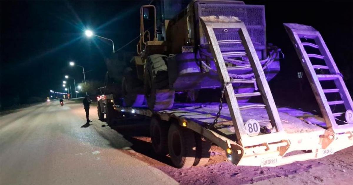 Interceptan a un camionero implicado en un accidente
