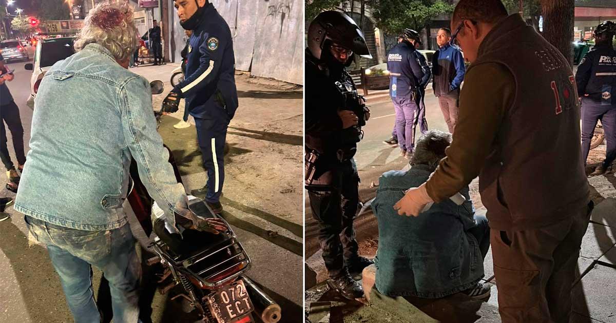 El herido fue asistido de inmediato y trasladado al hospital Regional