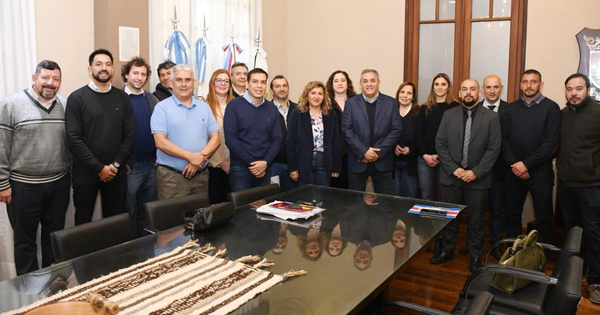 Fuentes recibió a directivos nacionales del Personal de Tribunales de Cuenta